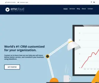 Emzcloudsolutions.com(Trusted & Certified Salesforce Consulting Partner) Screenshot