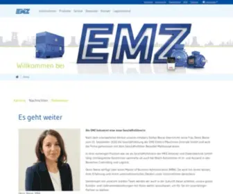 EMZ.de(Elektromotoren für Hochspannung und Niederspannung) Screenshot