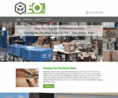 EN-Ovations.com(Product Fulfillment Services) Screenshot