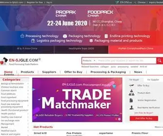 EN-SJgle.com(O2O service platform for food raw materials) Screenshot