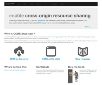 Enable-Cors.org(Enable cross) Screenshot