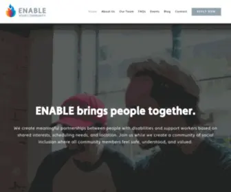 Enablecommunity.ca(Access to community for people of all abilities) Screenshot