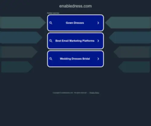 Enabledress.com(Enabledress) Screenshot