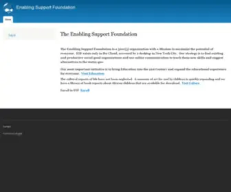 Enabling.org(The Enabling Support Foundation) Screenshot