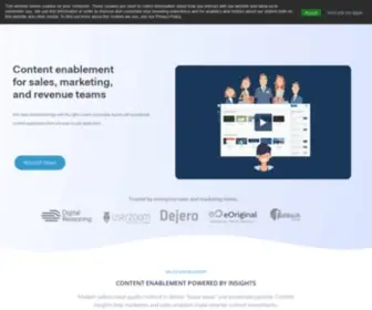 Enablix.com(Sales Enablement for B2B Marketers) Screenshot