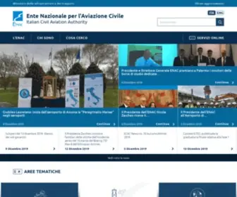 Enac.gov.it(Ente Nazionale per l'Aviazione Civile) Screenshot