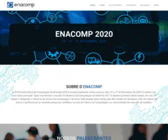 Enacomp.com.br(XVI EnaComp) Screenshot