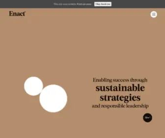 Enact.se(Enact Sustainable Strategies) Screenshot