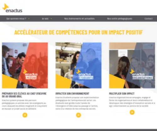Enactus.fr(Enactus) Screenshot