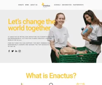 Enactusuk.org(Enactus UK) Screenshot