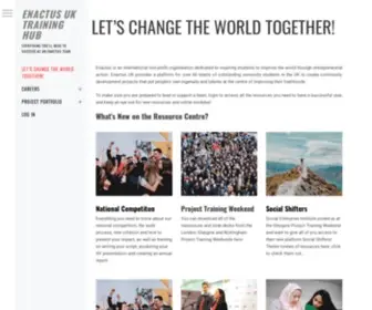 Enactusukrc.org(Everything you'll need to succeed as an Enactus team) Screenshot