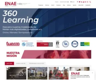 Enae.es(Escuela de Negocios de Murcia adscrita a UM y UPCT) Screenshot