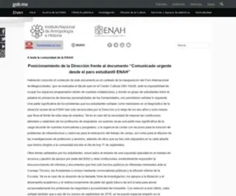 Enah.edu.mx(Inicio) Screenshot