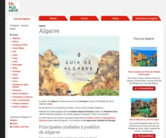 Enalgarve.com(Viajes y Turismo En Algarve) Screenshot