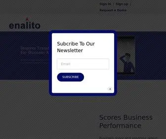 Enalito.com(Enalito offers a complete retail eCommerce lifecycle automation solution) Screenshot