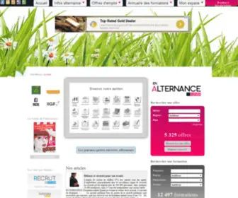 Enalternance.com(Alternance, emploi alternance, formation alternance avec En-alternance.com) Screenshot