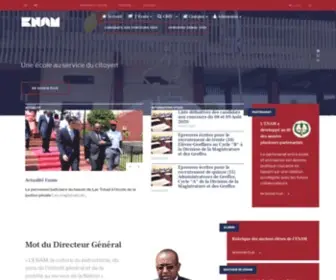 Enam.cm(École nationale d'administration et de magistrature) Screenshot
