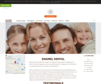 Enamel-Dental.com(ENAMEL DENTAL) Screenshot