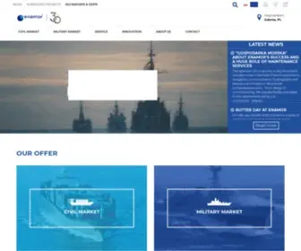 Enamor.pl(Elektronika, Nawigacja i Automatyka Morska od 1989 roku) Screenshot