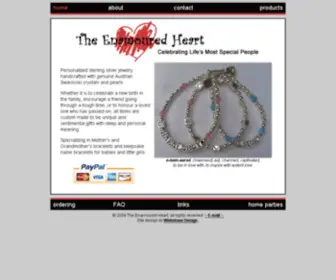 Enamouredheart.com(The Enamoured Heart) Screenshot