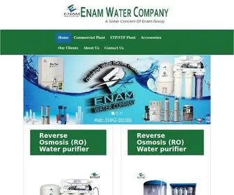 Enamwater.com(Water purifier) Screenshot