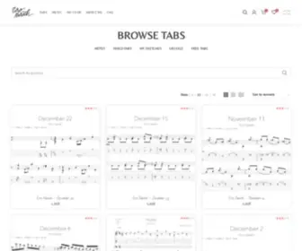 Enareths.com(Music And Guitar Tabs) Screenshot