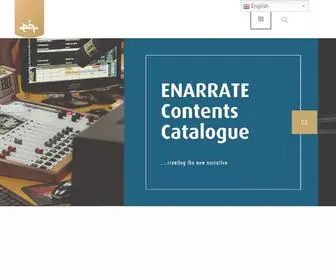 Enarrate.com(Home) Screenshot