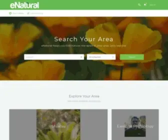 Enatural.com.au(Australia's biggest and best natural therapies directory) Screenshot