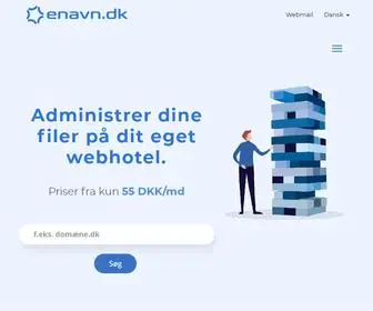 Enavn.dk(Professionel hosting med cPanel) Screenshot