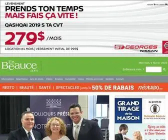Enbeauce.com(En Beauce.Com) Screenshot