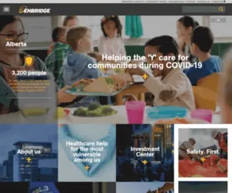 Enbridge.com(Enbridge Inc) Screenshot