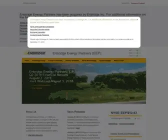 Enbridgepartners.com(Enbridge Partners) Screenshot