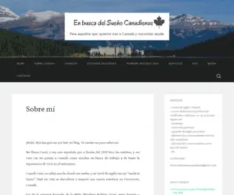 Enbuscadelsuenocanadiense.com(En Busca del Sueño Canadiense) Screenshot