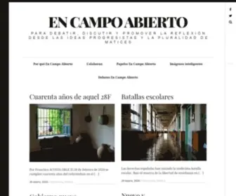 Encampoabierto.com(En Campo Abierto) Screenshot