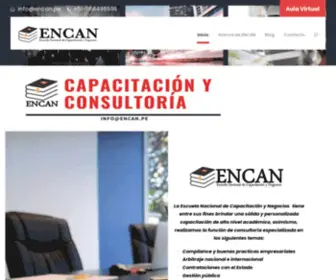 Encan.pe(Escuela Nacional de Capacitación y Negocios) Screenshot