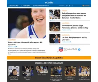 Encancha.com(Noticias de Baloncesto) Screenshot