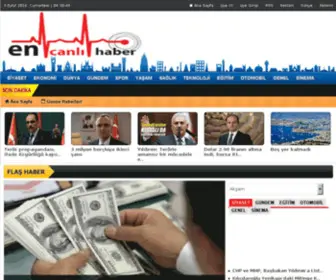 Encanlihaber.com(En Canlı Haber) Screenshot