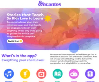 Encantosworld.com(The Storyteaching Platform) Screenshot