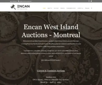Encanwestisland.com(Encan West Island Auctions) Screenshot