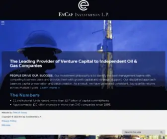Encapinvestments.com(EnCap Investments) Screenshot