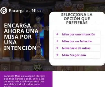 Encargaunamisa.com(Encarga una Misa) Screenshot