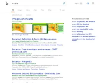 Encarta.com(Bing) Screenshot