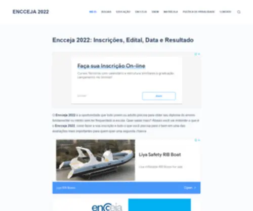 Encceja2022.pro.br(ENCCEJA) Screenshot