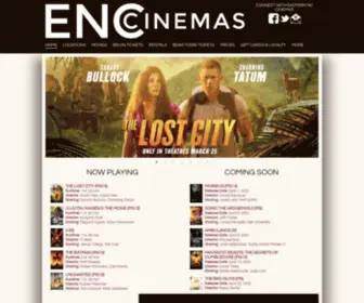 Enccinemas.com(Eastern NC Cinema) Screenshot