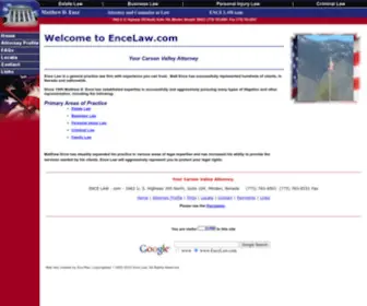 Encelaw.com(ENCE LAW) Screenshot