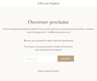 Encensoriginal.com(L'Encens Original) Screenshot