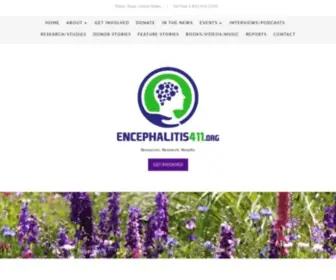 Encephalitis411.org(Encephalitis 411) Screenshot