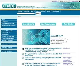 Encepp.eu(Pharmacoepidemiology) Screenshot