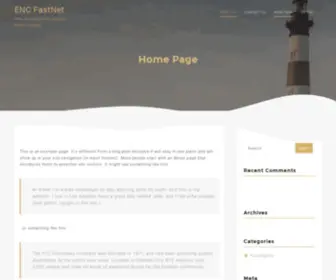 EncFast.net(Fiber Broadband for Eastern North Carolina) Screenshot