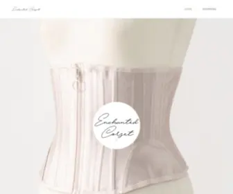 Enchanted-Corset.com(トップページ) Screenshot